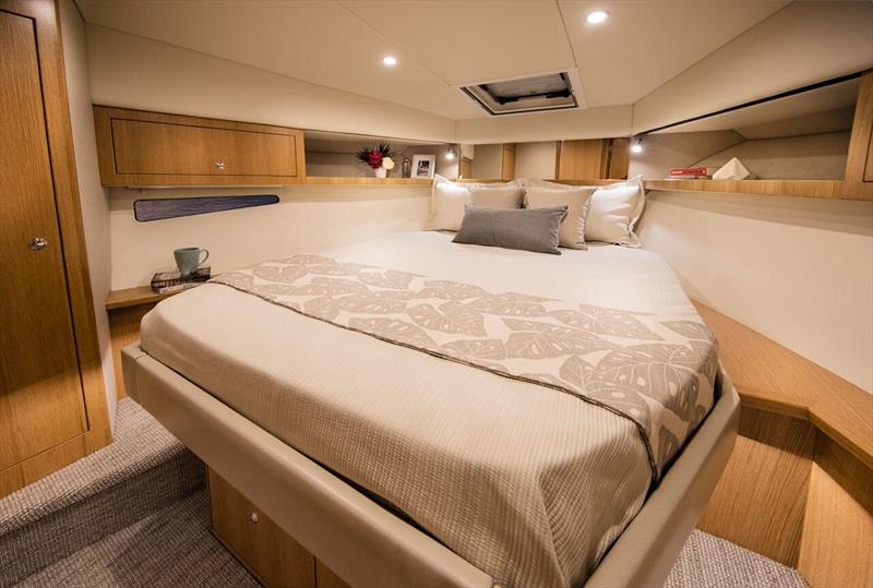Riviera 39 Sports Motor Yacht - Master Stateroom photo copyright Riviera Australia taken at  and featuring the Power boat class