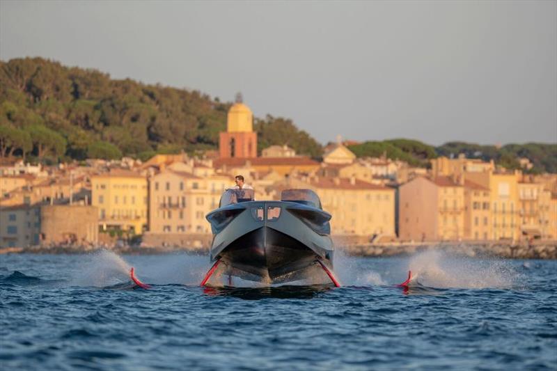 Foiler – the flying yacht photo copyright Gilles Martin-Raget taken at  and featuring the Power boat class