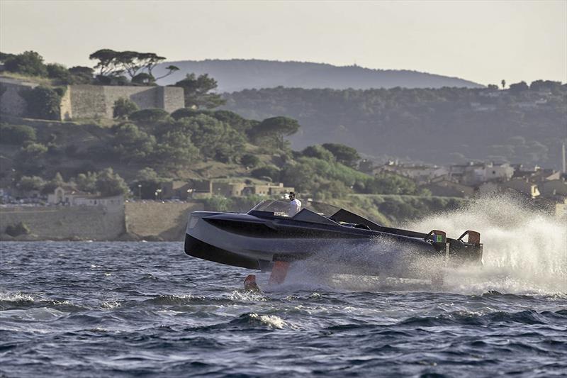 Foiler – the flying yacht photo copyright Gilles Martin-Raget taken at  and featuring the Power boat class