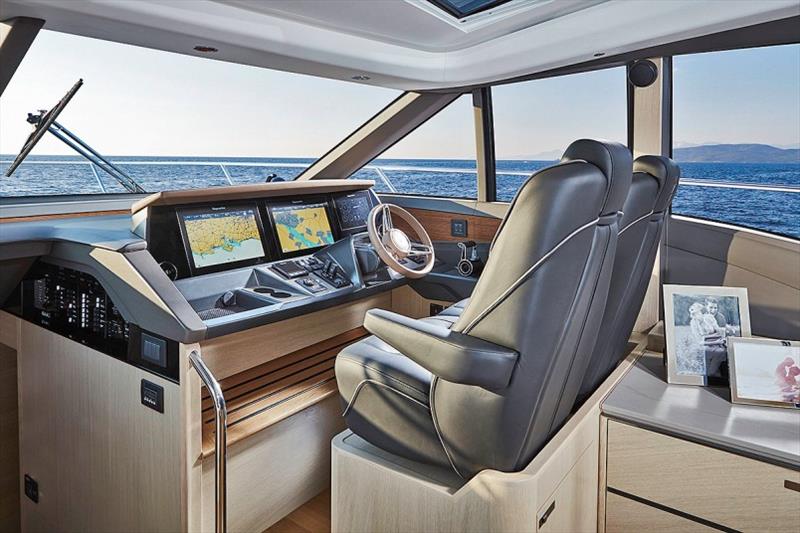 Princess V60 Helm photo copyright Princess Yachts taken at  and featuring the Power boat class