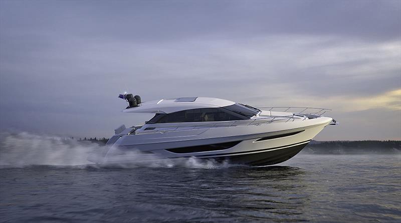 Maritime's X50 underway photo copyright Maritimo taken at  and featuring the Power boat class