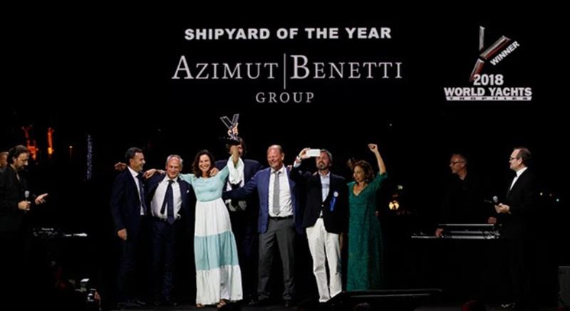 Azimut wins in Cannes photo copyright MarineMax Yachts taken at  and featuring the Power boat class