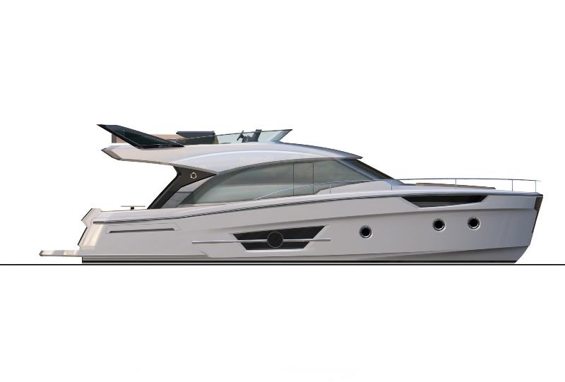 Greenline 45 Fly - Side view photo copyright Greenline Yacht taken at  and featuring the Power boat class