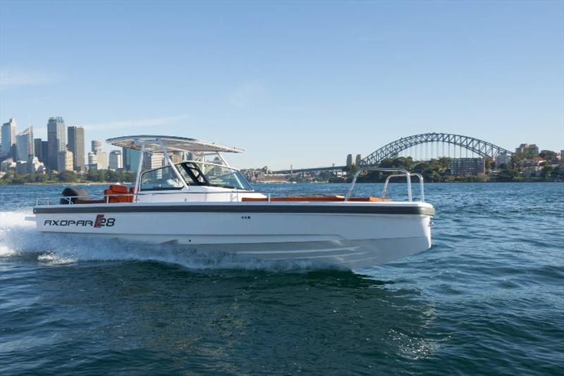 Axopar 28 T-Top photo copyright Sanctuary Cove Media taken at  and featuring the Power boat class