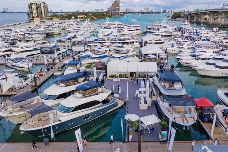 MCY's presence at Miami Yacht Show 2019 photo copyright Monte Carlo Yachts taken at  and featuring the Power boat class