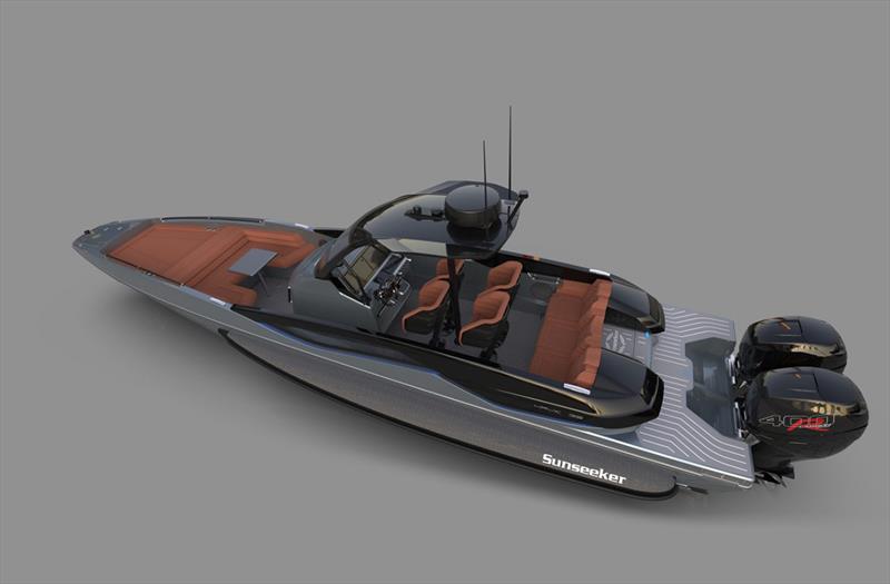Sunseeker new high-performance Hawk 38 photo copyright Sunseeker taken at  and featuring the Power boat class