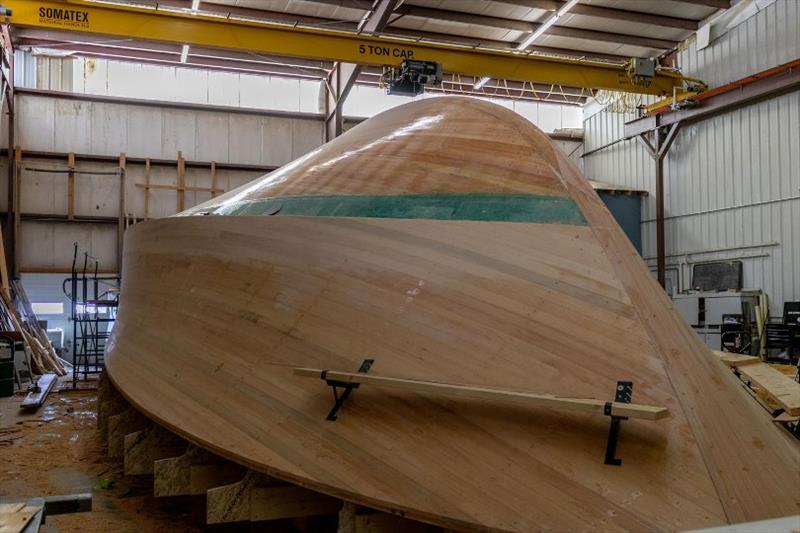 Hood 57 - photo © Lyman-Morse Boatbuilding