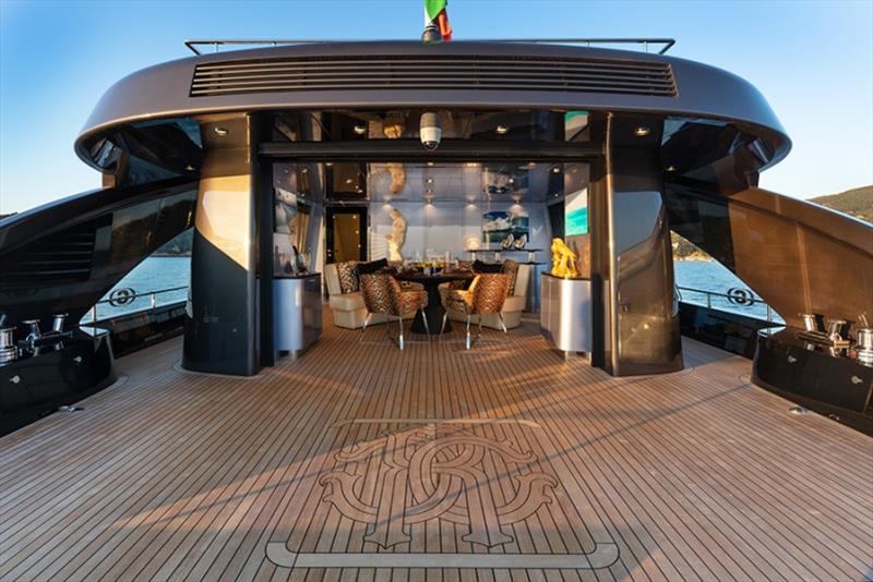 28m M/Y Freedom - Main Lounge photo copyright Tommaso Spadolini taken at  and featuring the Power boat class
