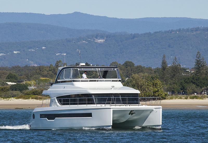 Low speed/long range mode on the ILIAD 50 photo copyright John Curnow taken at  and featuring the Power boat class