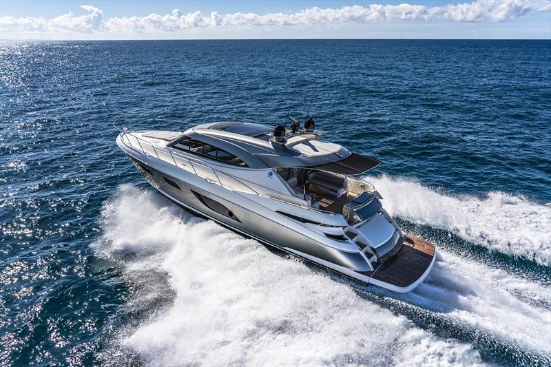 Riviera 6000 Sport Yacht Platinum Edition Running photo copyright Riviera Studio taken at  and featuring the Power boat class