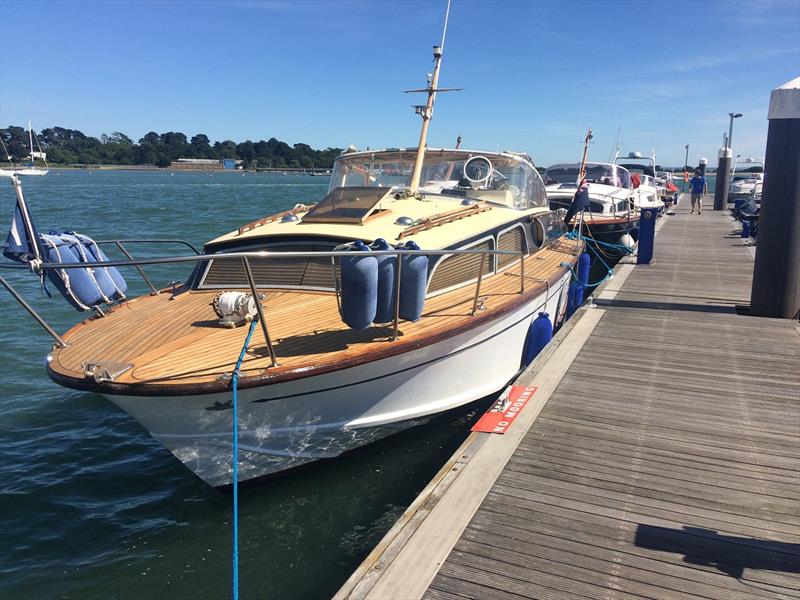 Fairey Owners Club's boats tied up at Hamble Point Marina photo copyright Susannah Hart taken at  and featuring the Power boat class