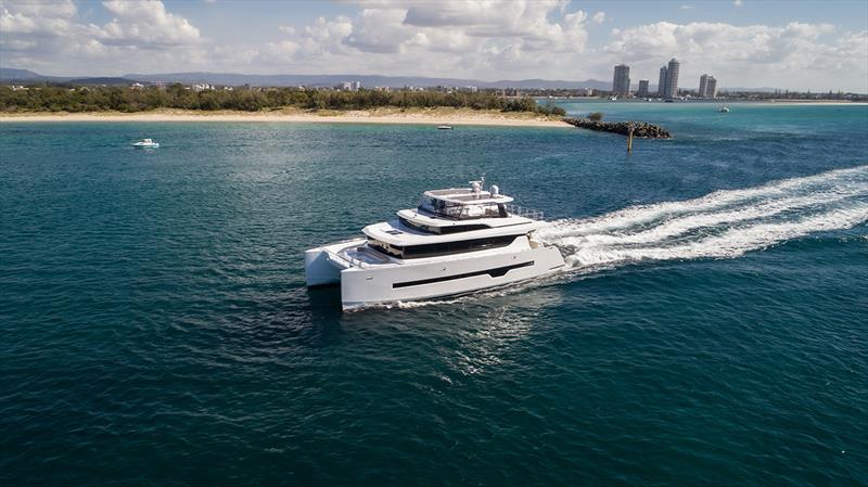 Multihull Solutions enjoyed outstanding success at the 2019 Sydney International Boat Show with world premiere of the new ILIAD 70 photo copyright Kate Elkington taken at  and featuring the Power boat class