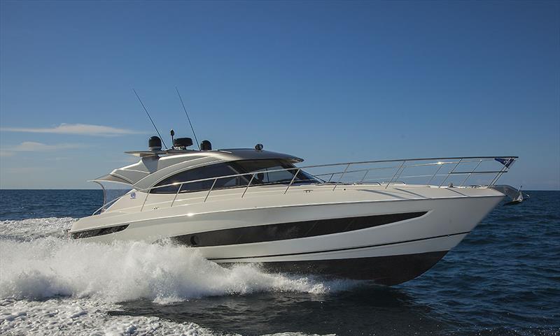 Go get 'em tiger - new Riviera 4800 Sport Yacht Series II - Riviera trip Gold Coast to Sydney - photo © John Curnow