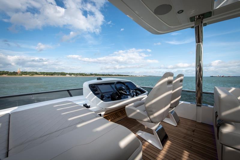 Squadron 68 flybridge photo copyright Fairline Yachts taken at  and featuring the Power boat class