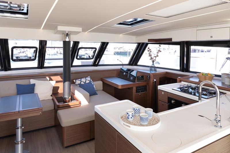 Nautitech 46 interior photo copyright Choose your boat taken at  and featuring the Power boat class