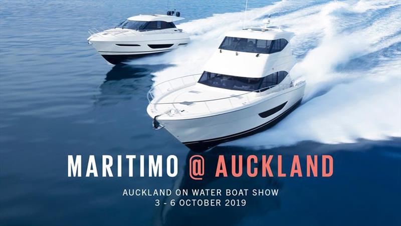 Maritimo at 2019 Auckland on Water Boat Show photo copyright Maritim taken at  and featuring the Power boat class