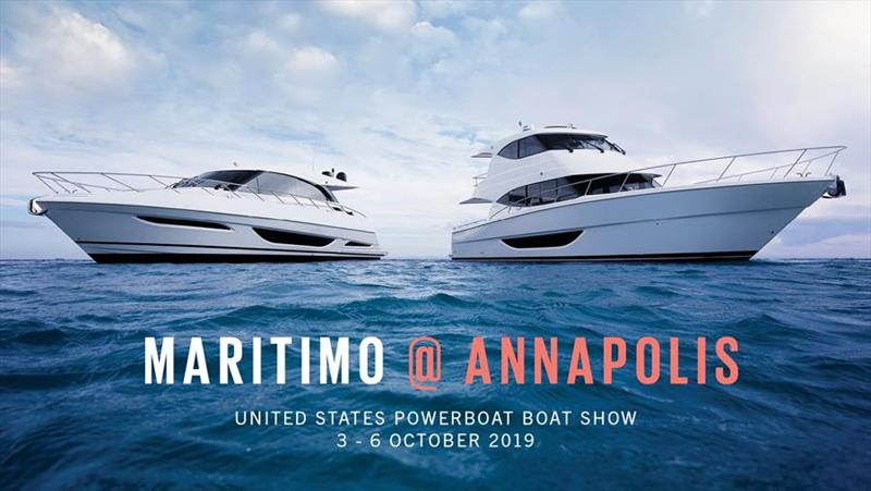 Maritimo at 2019 United States Powerboat Show  photo copyright Maritim taken at  and featuring the Power boat class
