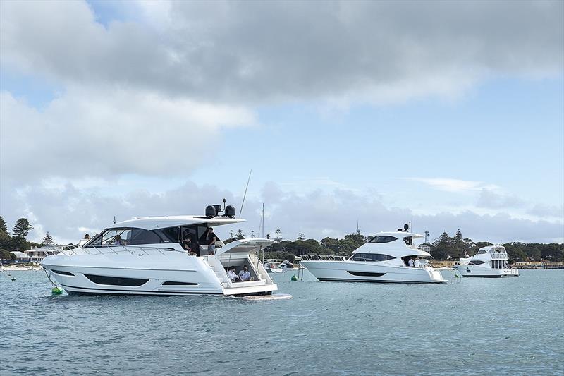 X and M craft at Rottnest Island off Perth, Western Australia, show just how suited they are to entertaining photo copyright Darren Gill taken at  and featuring the Power boat class