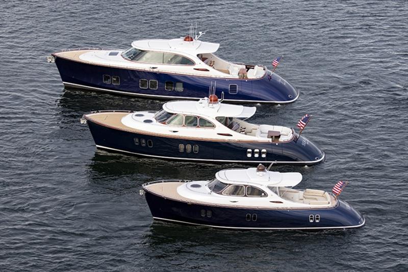 Zeelander Yachts full line-up photo copyright Zeelander Yachts taken at  and featuring the Power boat class