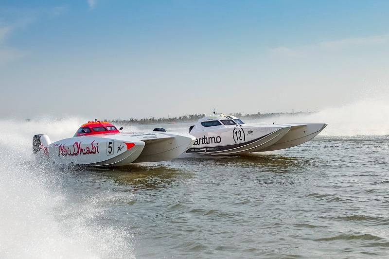 Round 2 of UIM XCAT World Championship in Shanghai photo copyright Raffaello Bastiani taken at  and featuring the Power boat class