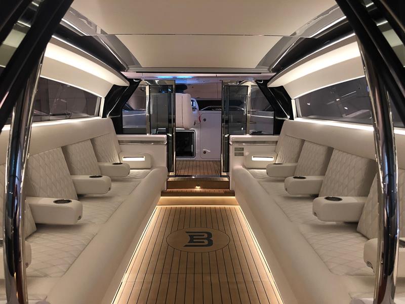 Oceanco Bravo Eugenia limo tender - Interior photo copyright Sand People taken at  and featuring the Power boat class