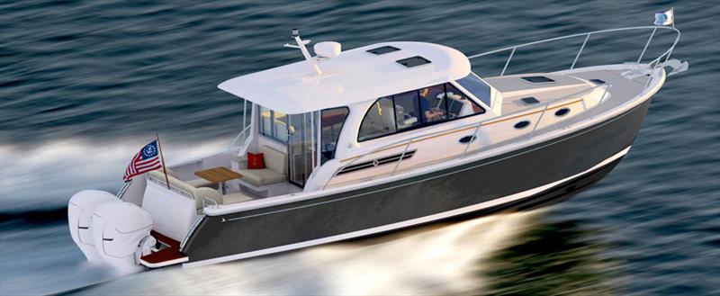 Back Cove Yachts new outboard-powered model: The Back Cove 39O photo copyright Back Cove Yachts taken at  and featuring the Power boat class