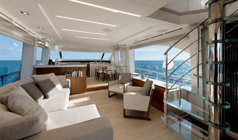 MCY 70 Skylounge photo copyright Monte Carlo Yachts taken at  and featuring the Power boat class