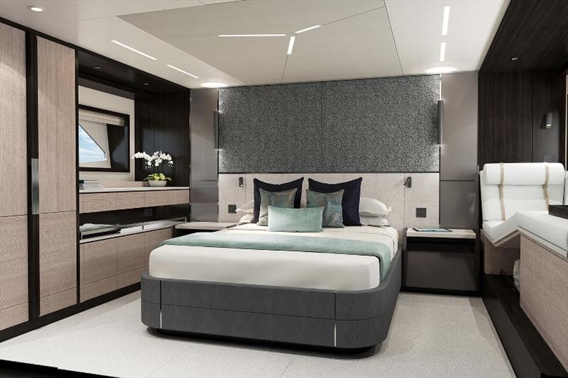 Manhattan 68 Master Cabin photo copyright Sunseeker International taken at  and featuring the Power boat class