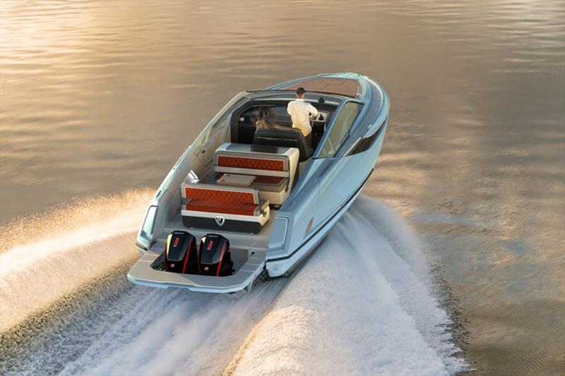 F-Line 33 Outboard CGI photo copyright Fairline Yachts taken at  and featuring the Power boat class