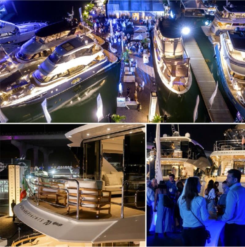 MCY 70 Skylounge debut at Miami Yacht Show photo copyright Monte Carlo Yachts taken at  and featuring the Power boat class