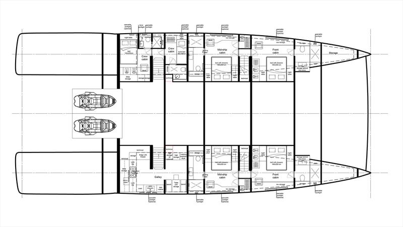 100 Sunreef Power layout photo copyright Sunreef Yacht taken at  and featuring the Power boat class