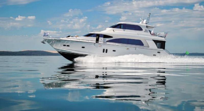 Horizon E73 was recently delivered to her new owners in New Zealand © Horizon Yachts"