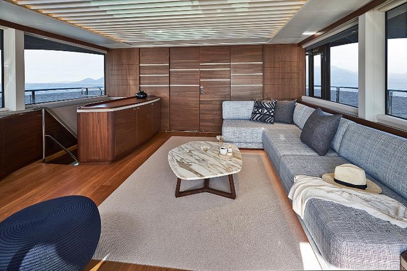 Princess X95 skylounge - photo © Princess Yachts