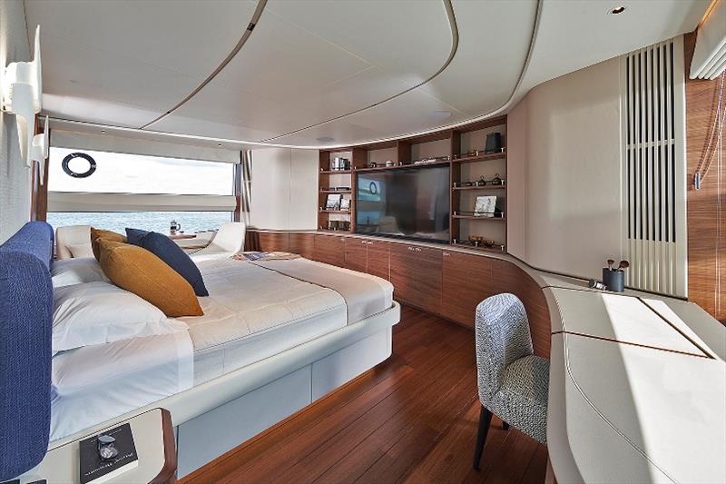 Princess X95 master stateroom - photo © Princess Yachts