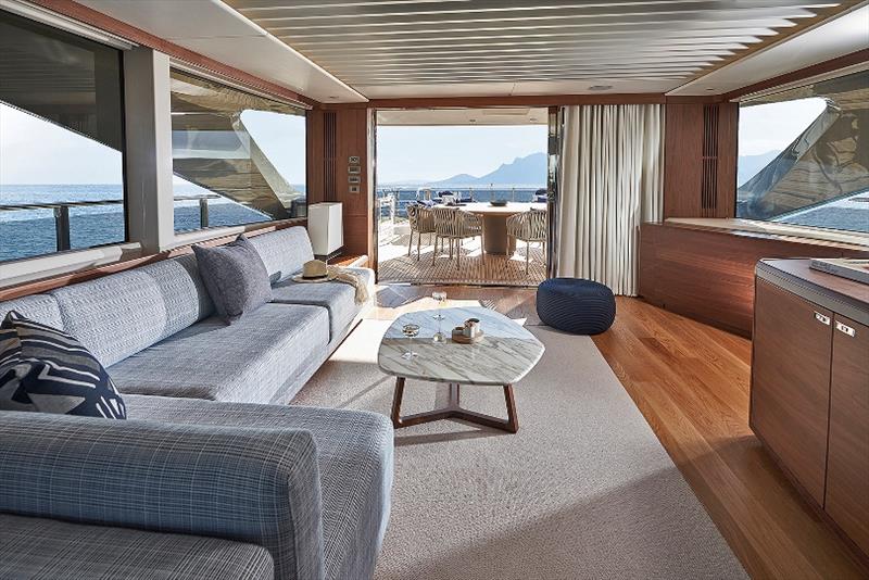 Princess X95 skylounge - photo © Princess Yachts