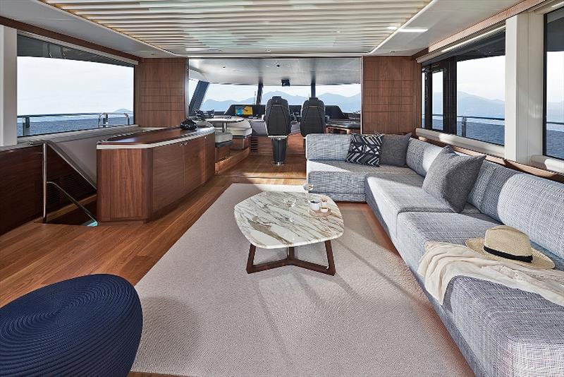 Princess X95 skylounge - photo © Princess Yachts