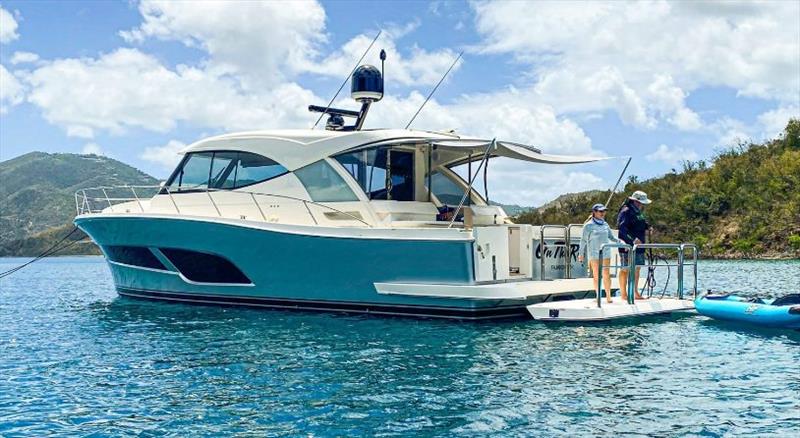 The best place to be is aboard the 505 SUV photo copyright Riviera Australia taken at  and featuring the Power boat class