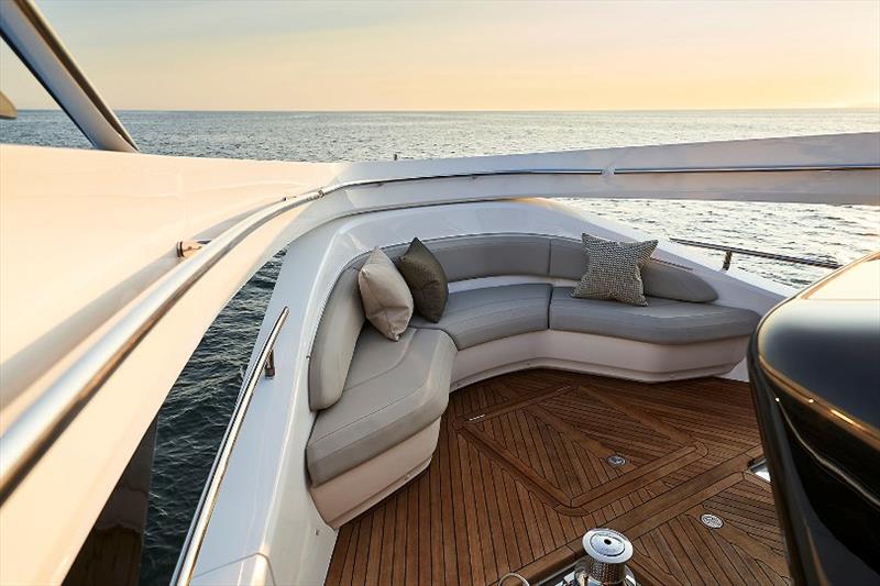 X95 slot 2 interior foredeck photo copyright Princess Yachts taken at  and featuring the Power boat class