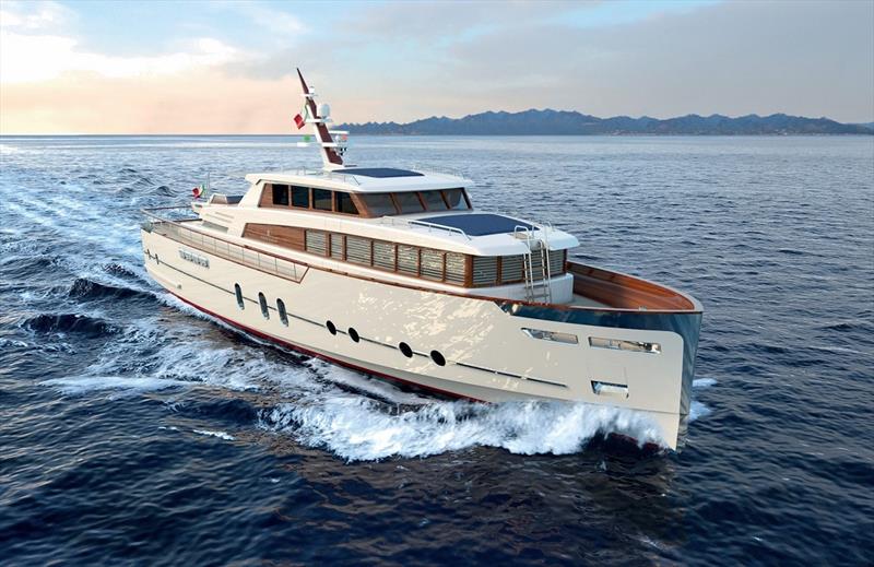 Le premier yacht de 24 m de Cantieri Navali Codecasa