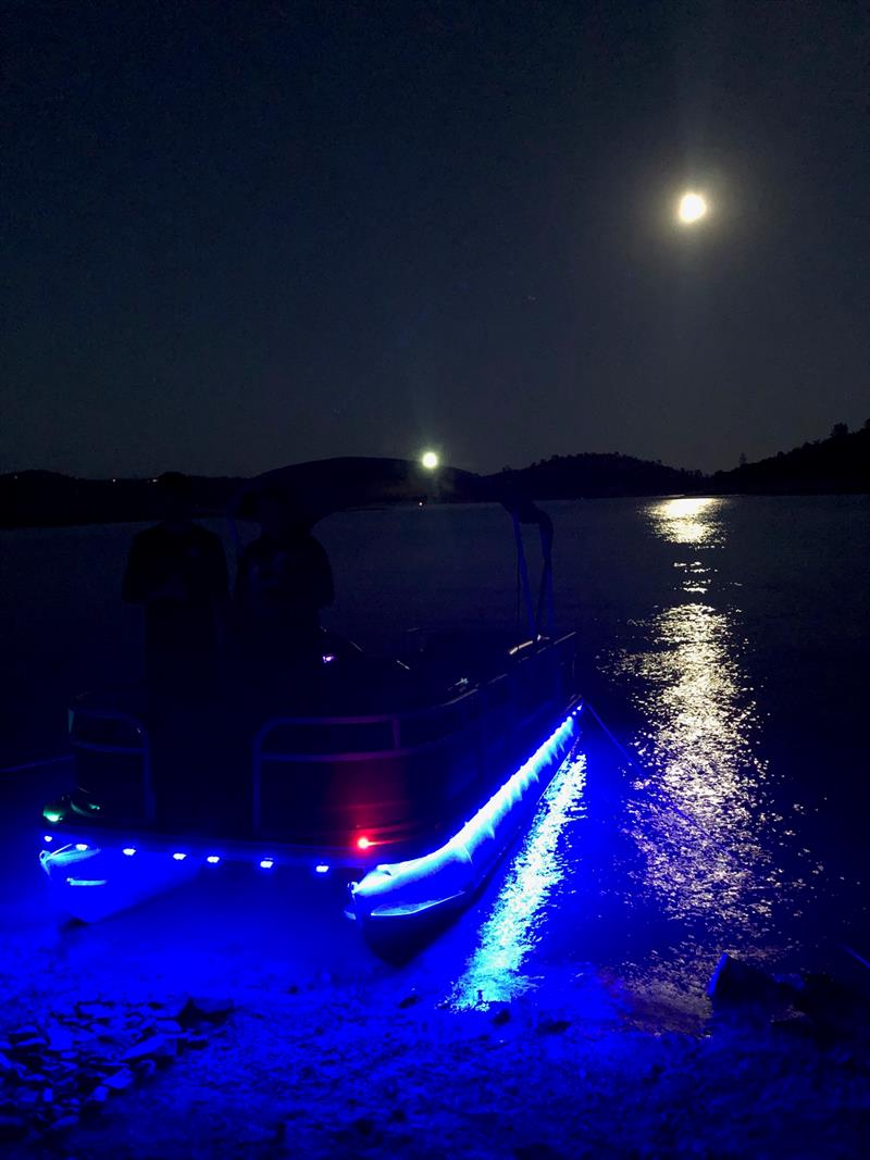 Decorative lights can present navigation challenges for other boaters. BoatUS offers two installation tips photo copyright Shannon Carrithers taken at  and featuring the Power boat class