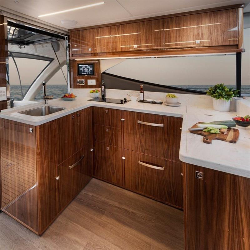 Riviera 505 SUV - Galley photo copyright Riviera Australia taken at  and featuring the Power boat class