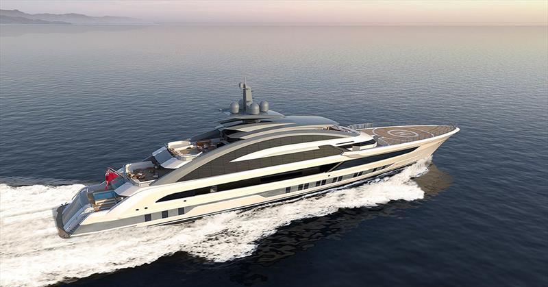 80-metre Project Cosmos photo copyright Heesen Yachts taken at  and featuring the Power boat class
