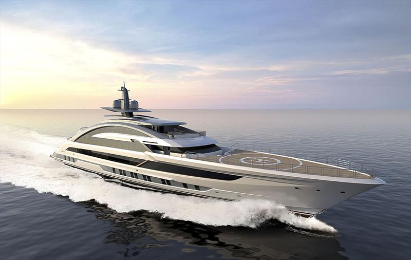 80-metre Project Cosmos photo copyright Heesen Yachts taken at  and featuring the Power boat class