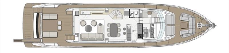 Ferretti Yachts 860 - Main deck AMAS photo copyright Ferretti Group taken at  and featuring the Power boat class
