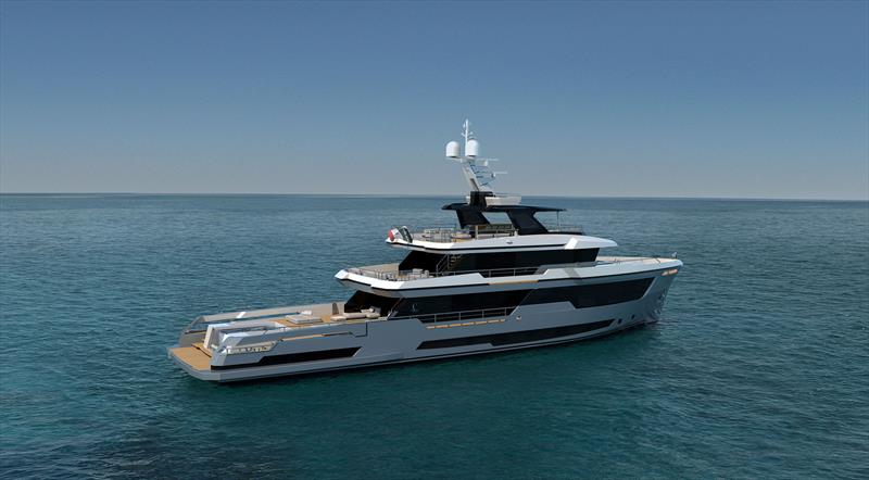 Columbus Crossover 40 photo copyright Columbus Yachts taken at  and featuring the Power boat class