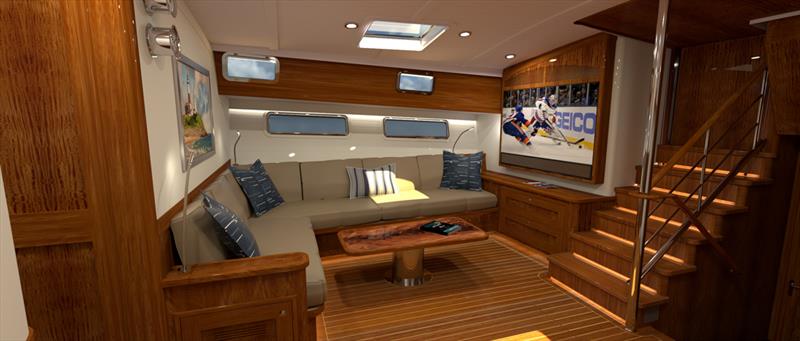 New 70-footer - Design No. 18158 photo copyright Zurn Yacht Design taken at  and featuring the Power boat class