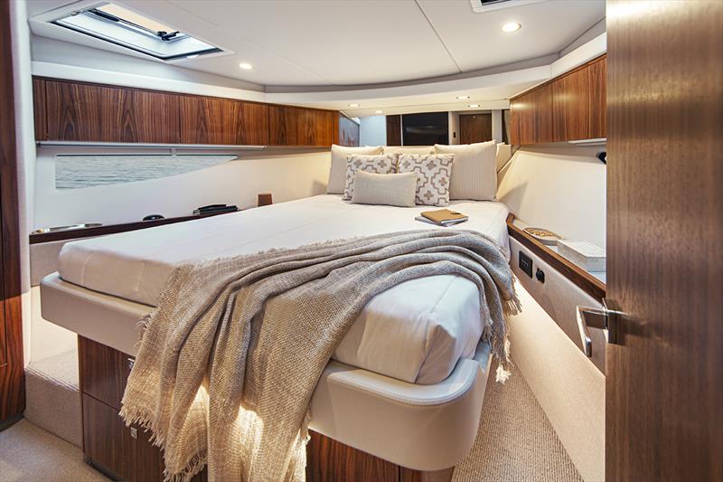 46 Sports Motor Yacht Stateroom photo copyright Riviera Australia taken at  and featuring the Power boat class