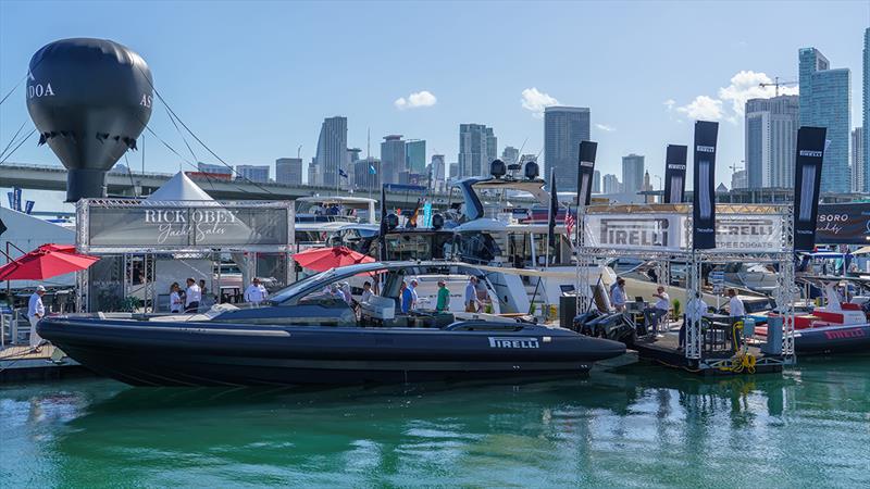 PIRELLI 35 and PIRELLI 50 at Miami International Yacht Show 2023 photo copyright Sacs Tecnorib taken at  and featuring the Power boat class