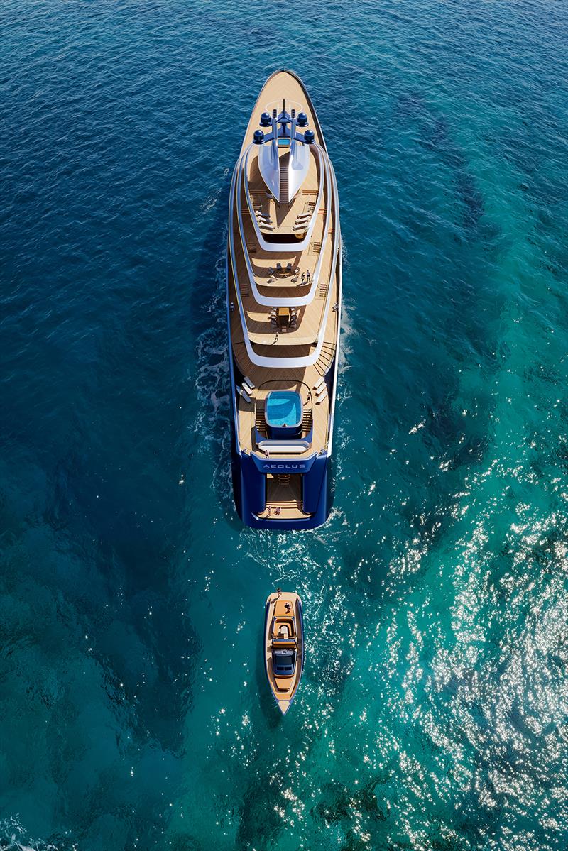 Aeolus photo copyright Oceanco taken at  and featuring the Power boat class