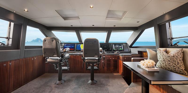 Horizon RP125 custom - Pilot House - photo © Horizon Yachts